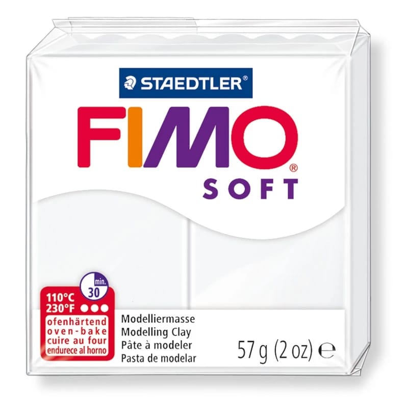 Staedtler Fimo Soft Clay, 57g, White