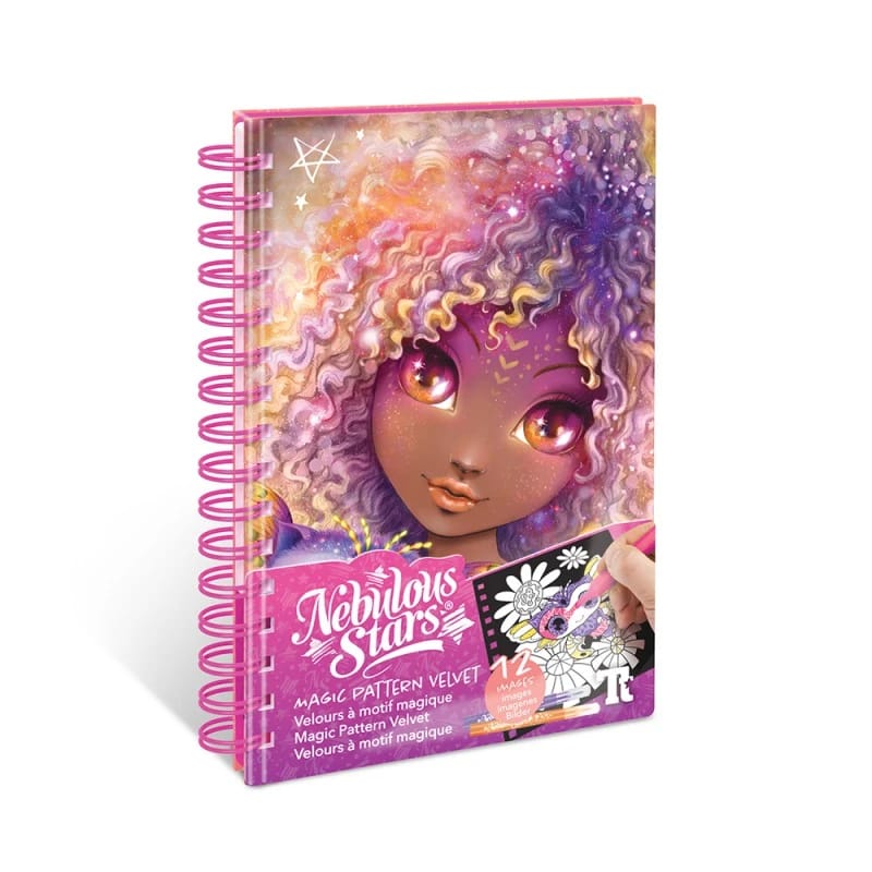 Nebulous Stars Magic Pattern Velvet Small Creative Book