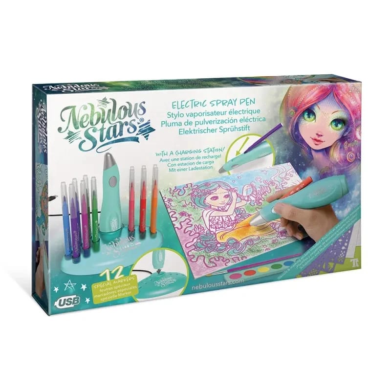 Nebulous Stars Deluxe Electric Spray Pen Toy Set
