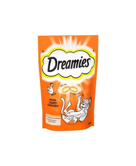 Whiskas Dreamies Chicken Treats 60g (4/pack)