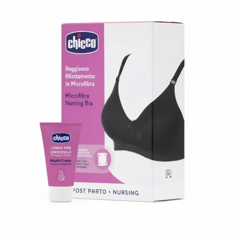 Chicco Nursing Microfibre Bra & Nipple Cream Bundle