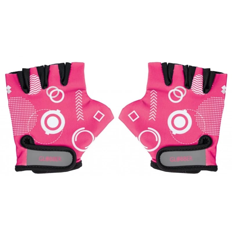 GLOBBER Toddler Gloves - Fuchsia Shapes