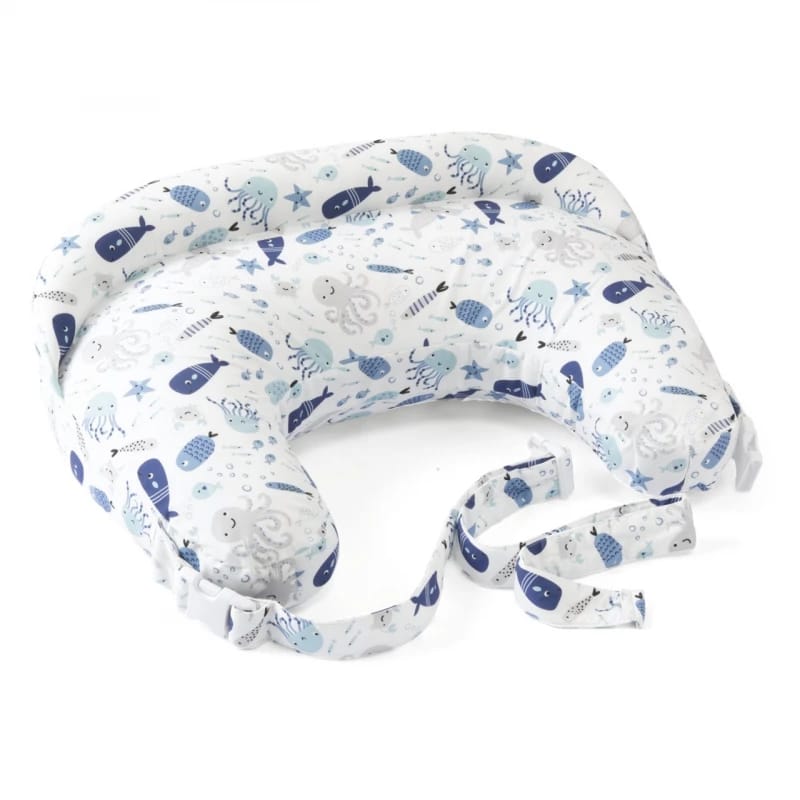 Chicco Boppy Deluxe Nursing Pillow with Ergonomic Design - Fish Fun Color