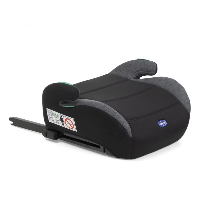 Chicco Quasar Fix i-Size Booster Seat Obsidian Black 125-150cm