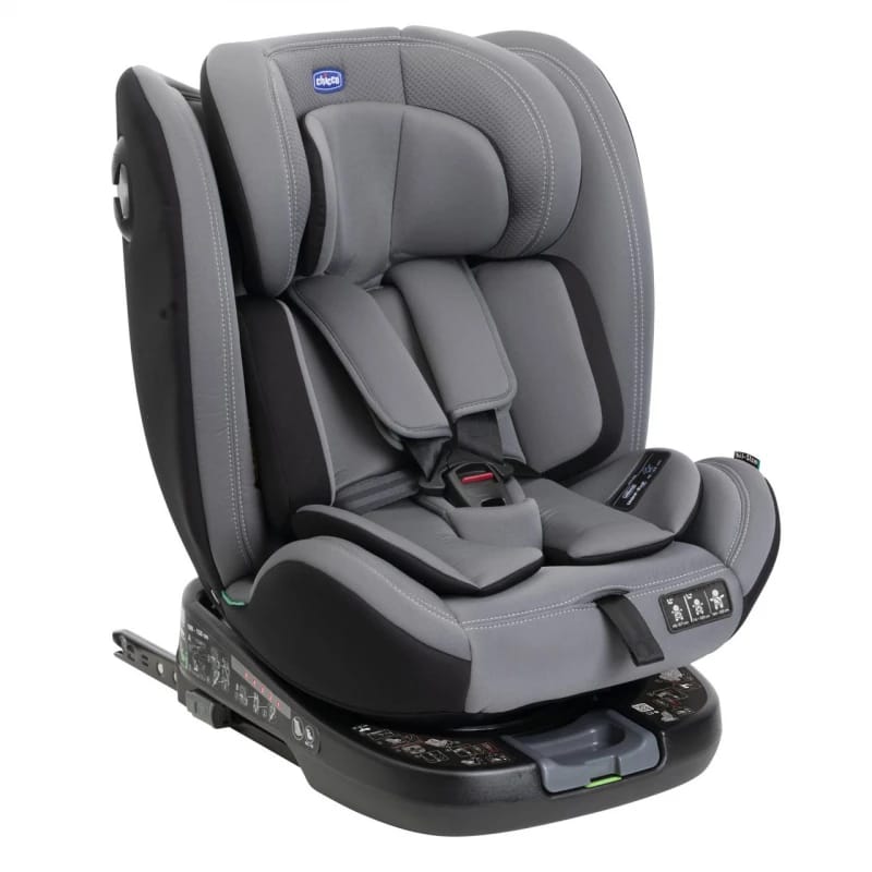 Chicco Unico Evo i-Size Car Seat Grey Black 40-150cm Rotating