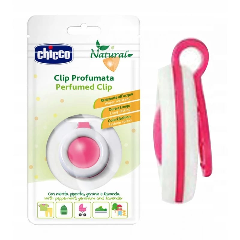 Chicco, Fragrance Clip with Citronella, Pink