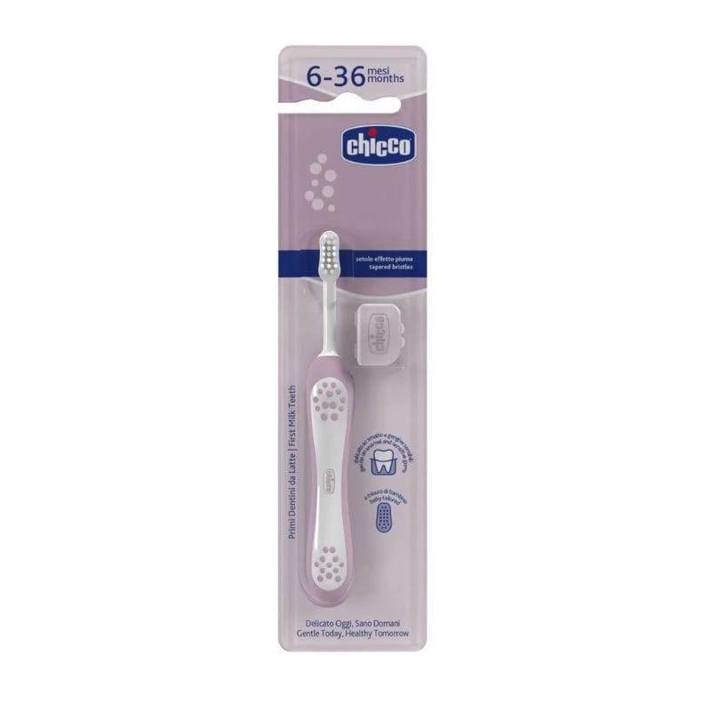 Chicco Toothbrush for First Teeth Lilac 6-36m