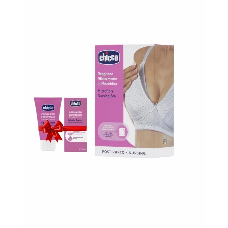 Chicco White Microfibre Nursing Bra, Size 3C