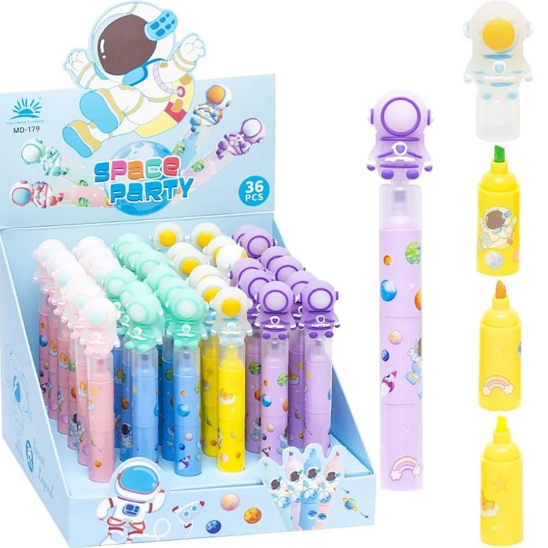 Color-It MD-179 3-Color Text Highlighter for School & Office