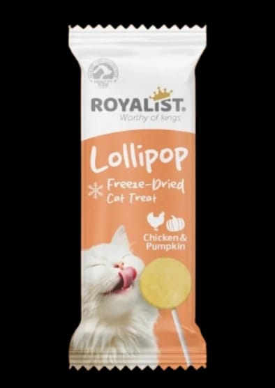 Royalist Lollipop Cat Treat Chicken and Pumpkin (12/Pack)