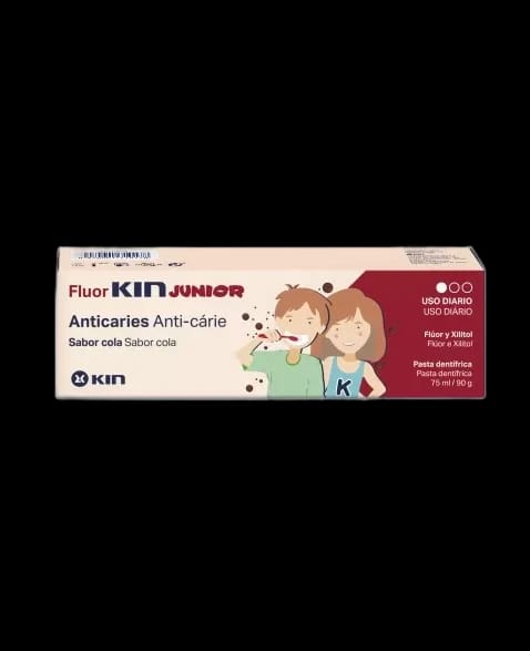 Fluor Kin Junior Cola Gel Toothpaste for Kids 75ml