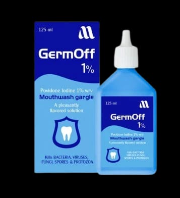 GermOff 1% Antiseptic Mouthwash Gargle 125ml