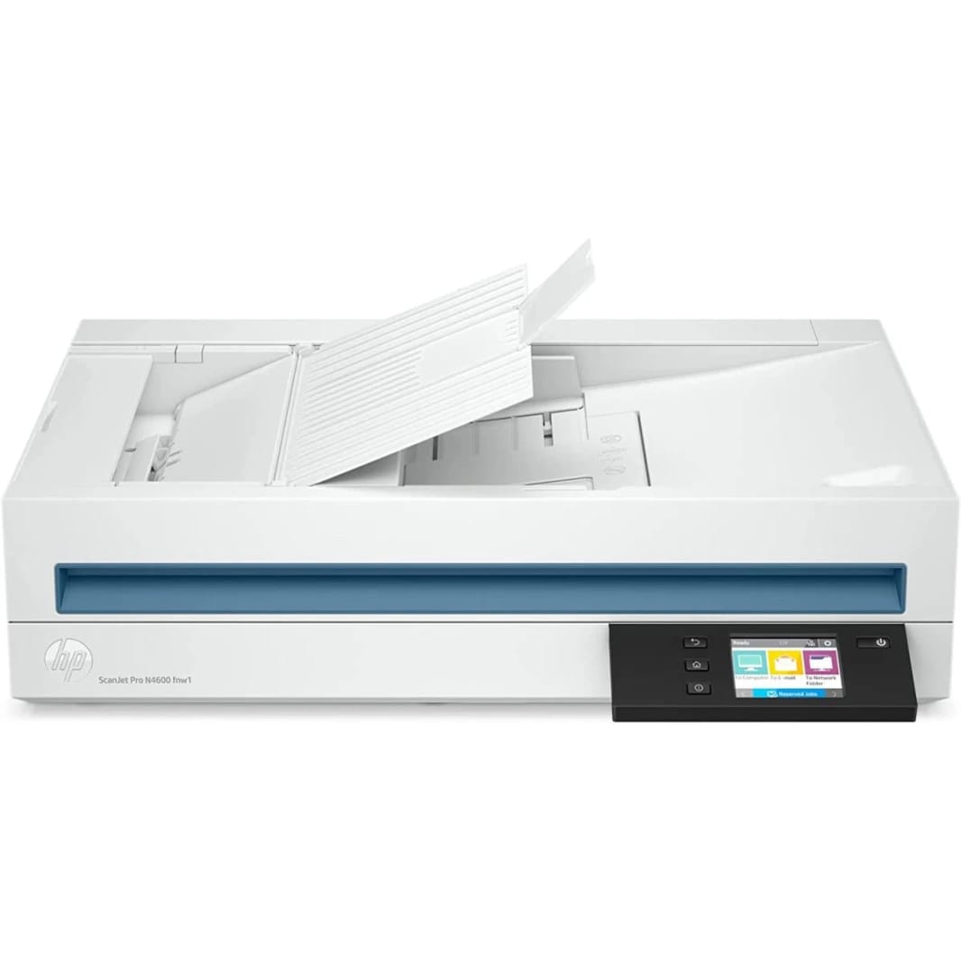 HP Scanjet Pro N4600 Fnw1 Flatbed Scanner, 1200 DPI, 100 Sheets Feeder