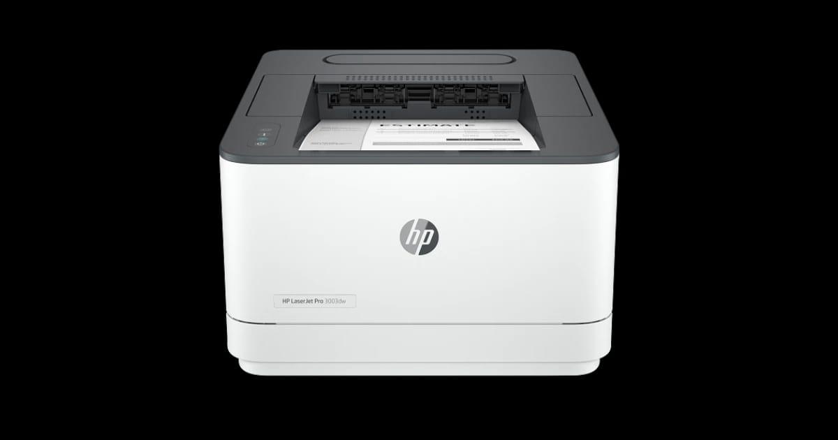 HP LaserJet Pro 3003dw Printer - Print Only, Duplex, Wi-Fi