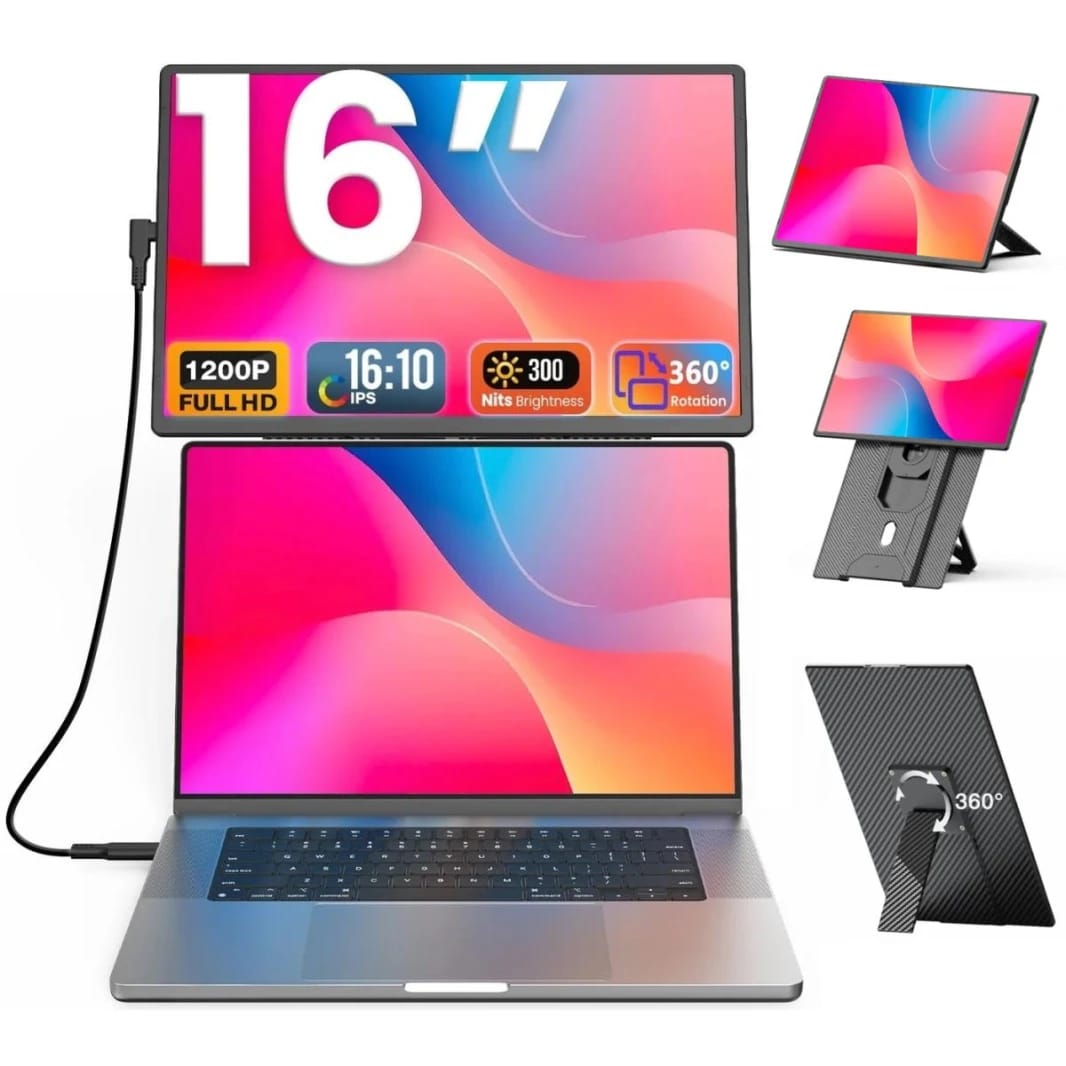 V2com N2 16" IPS Full HD Portable Monitor Extender