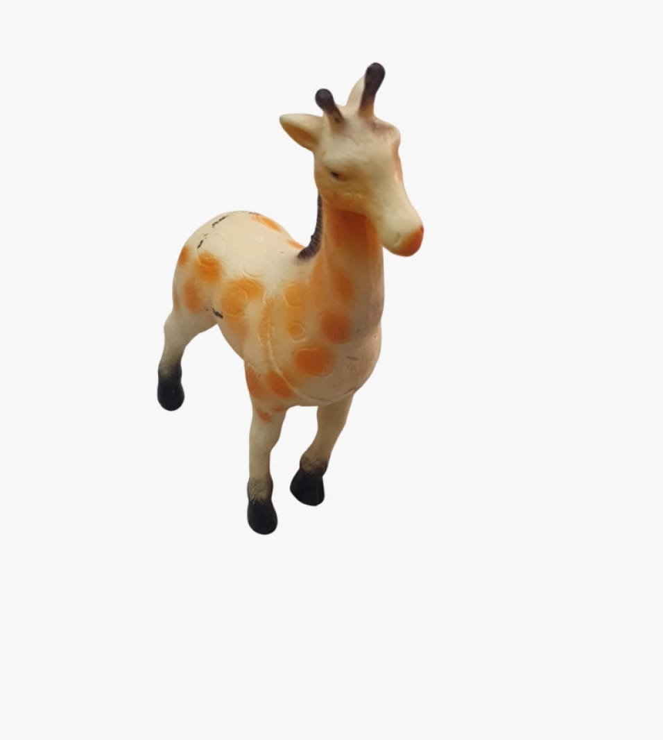 Realistic Giraffe Plastic Toy Figure for Kids with Natural Look and Stylish Design for Decoration and Educational Use
