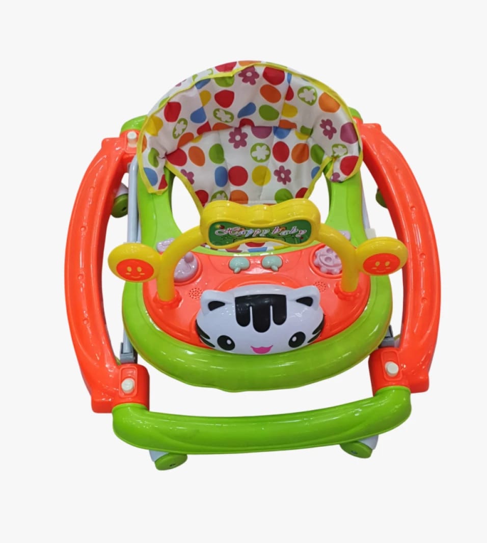 Happy Baby Walker for Kids, Delightful Colorful Design with Entertaining Toys for Infants