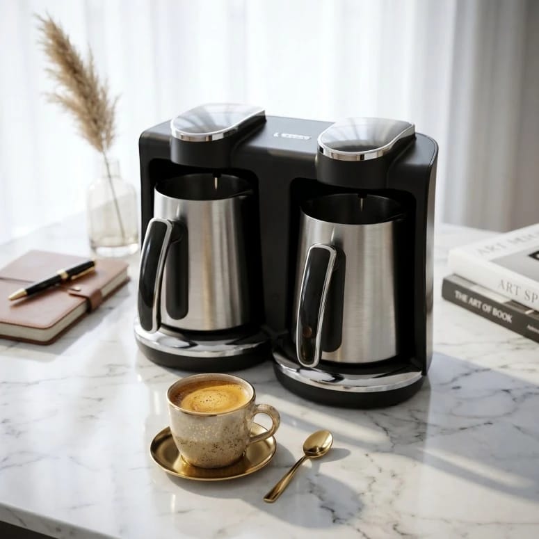 Dual-pot Turkish Coffee Machine