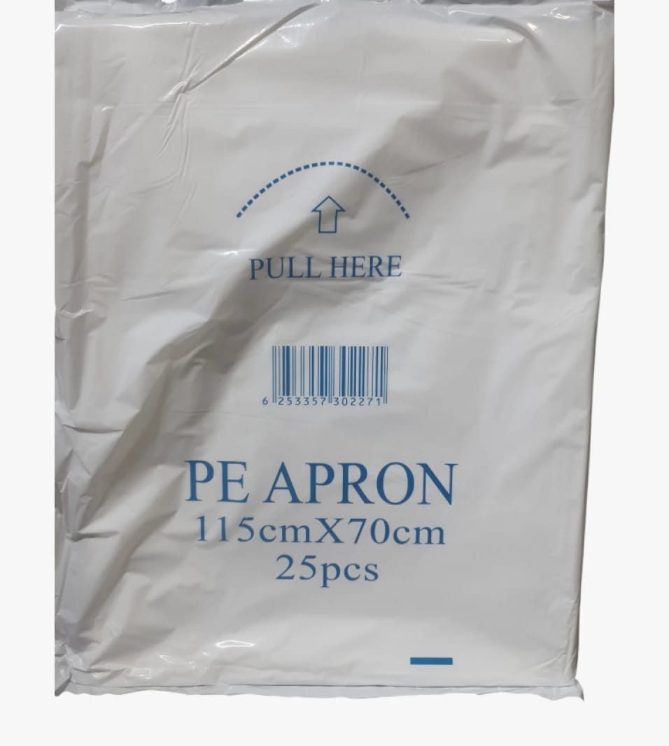 Polyethylene Apron for Professionals and Individuals with Comfortable Design for Restaurants and Labs