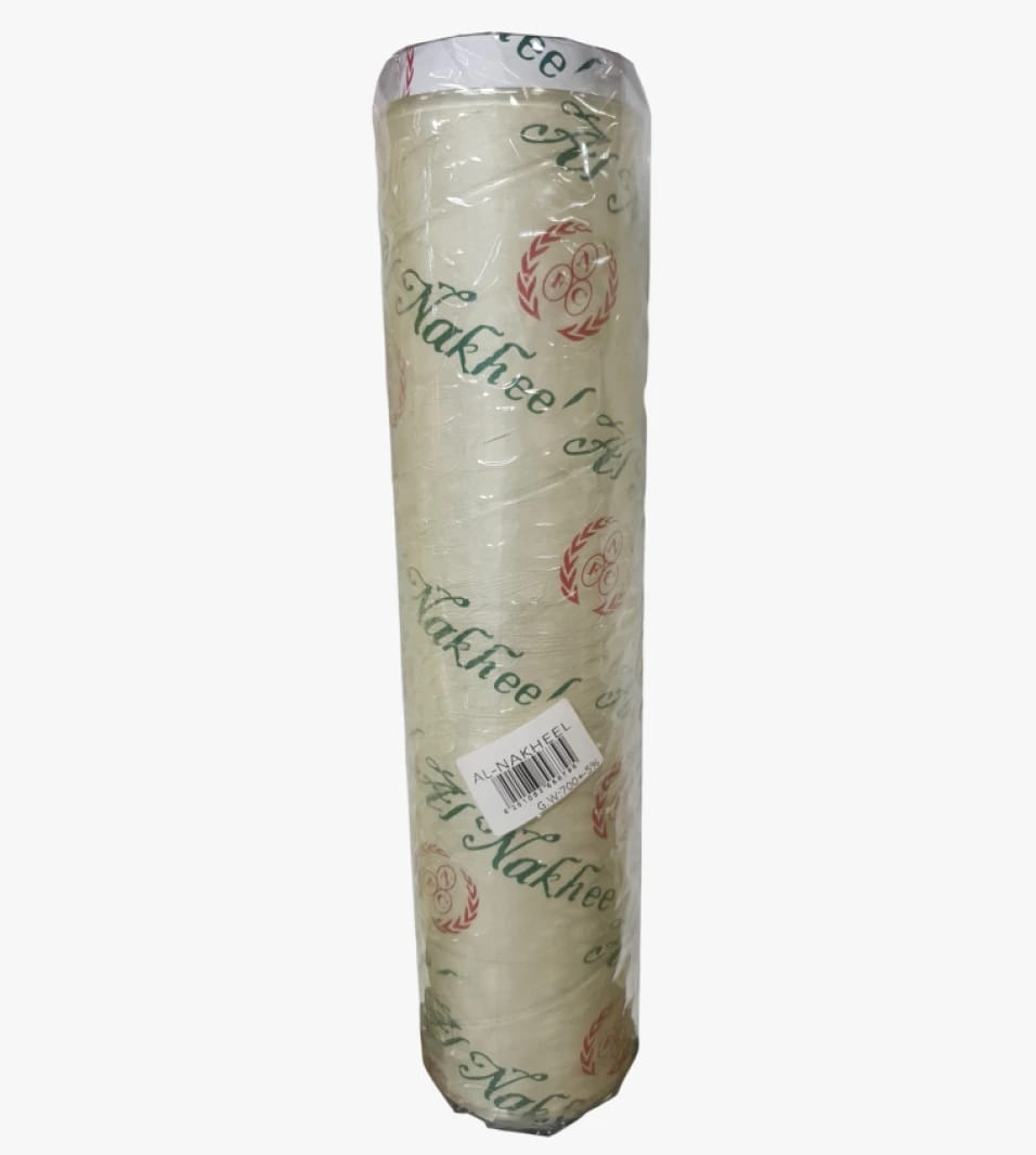 Al-Nakheel Premium Large Transparent Plastic Roll for Kitchen and Restaurant Food Storage with High-Quality Design