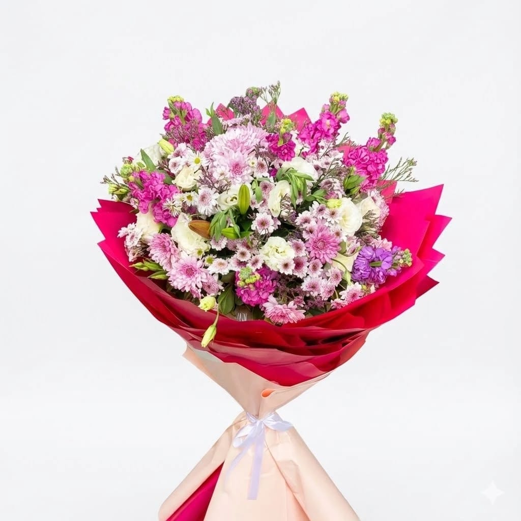 Blooms of Renewal: A Refreshing Flower Bouquet