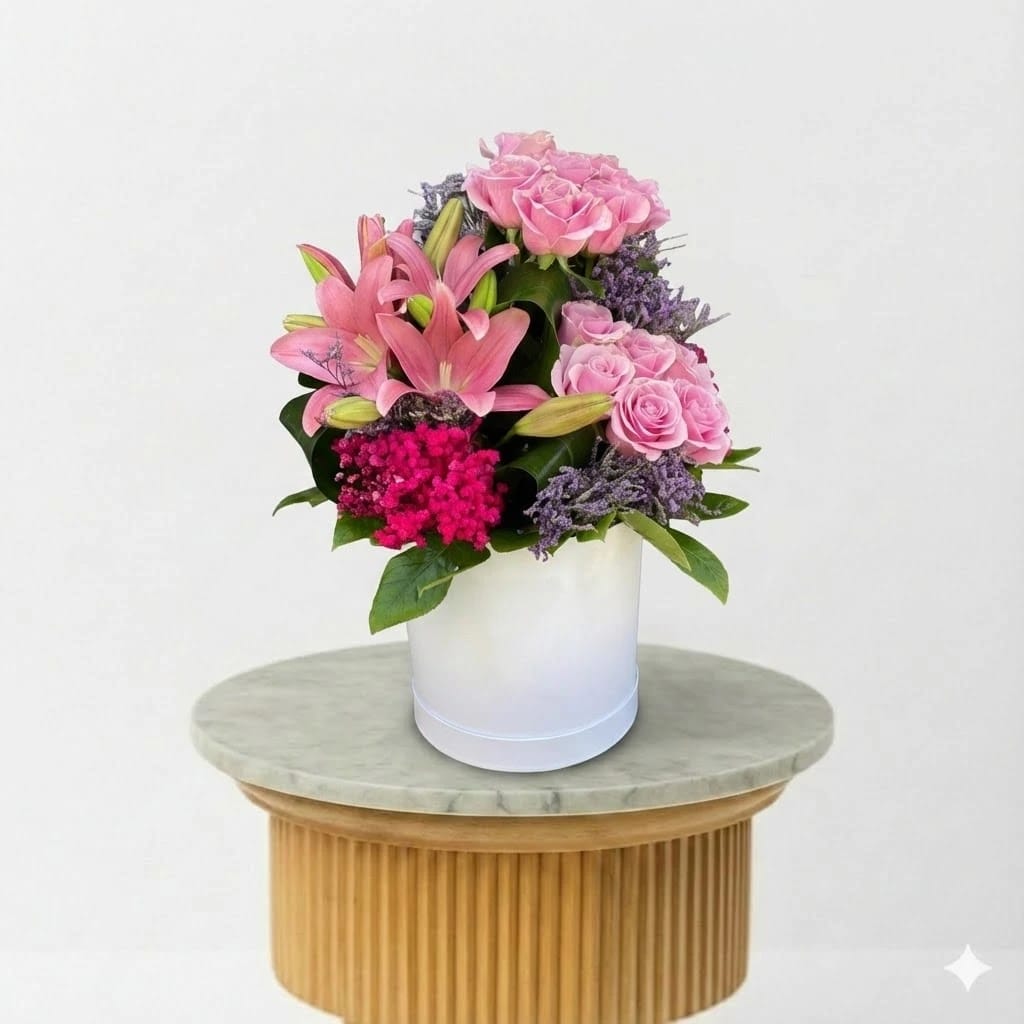 Pink Lily & Rose Box