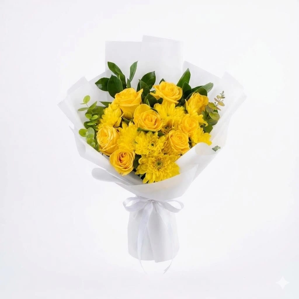 Sunshine Joy Mixed Yellow Bouquet