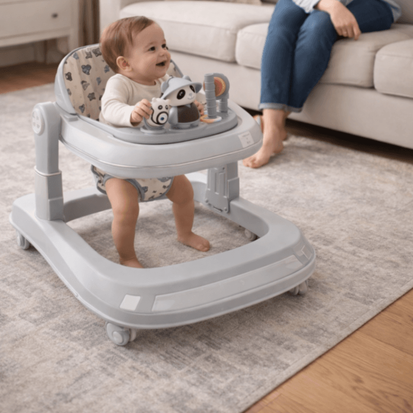 2-in-1 Kids Walker with Play Center SH-812