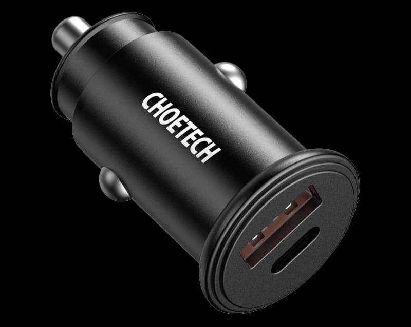 Choetech TC0006 Dual Fast PD 3.0 Port Car Charger 30W