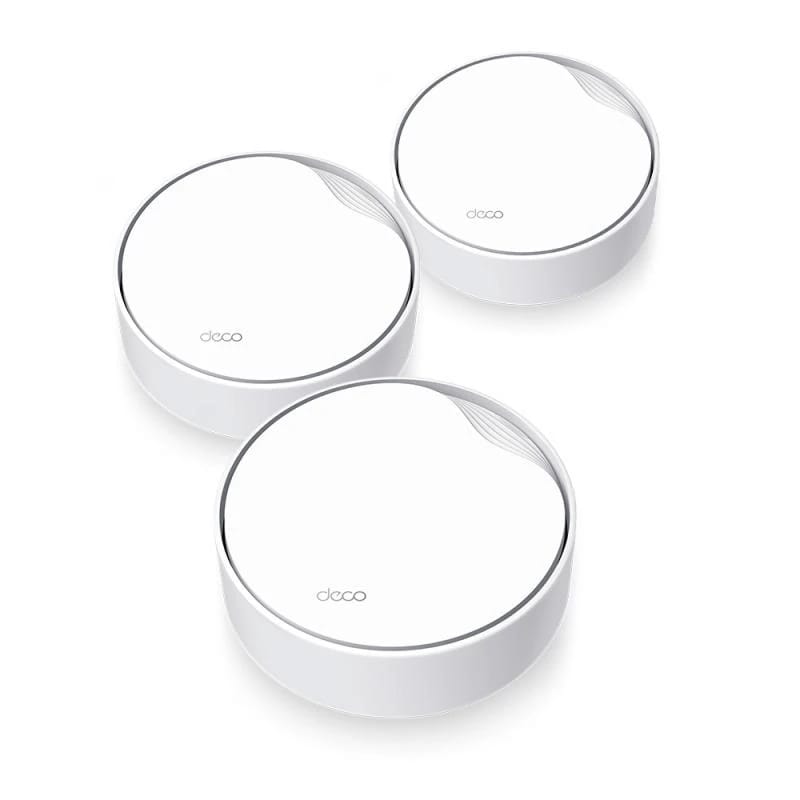 Deco X50-PoE(3-pack) نظام شبكة WiFi 6 منزلي بالكامل AX3000 مع PoE