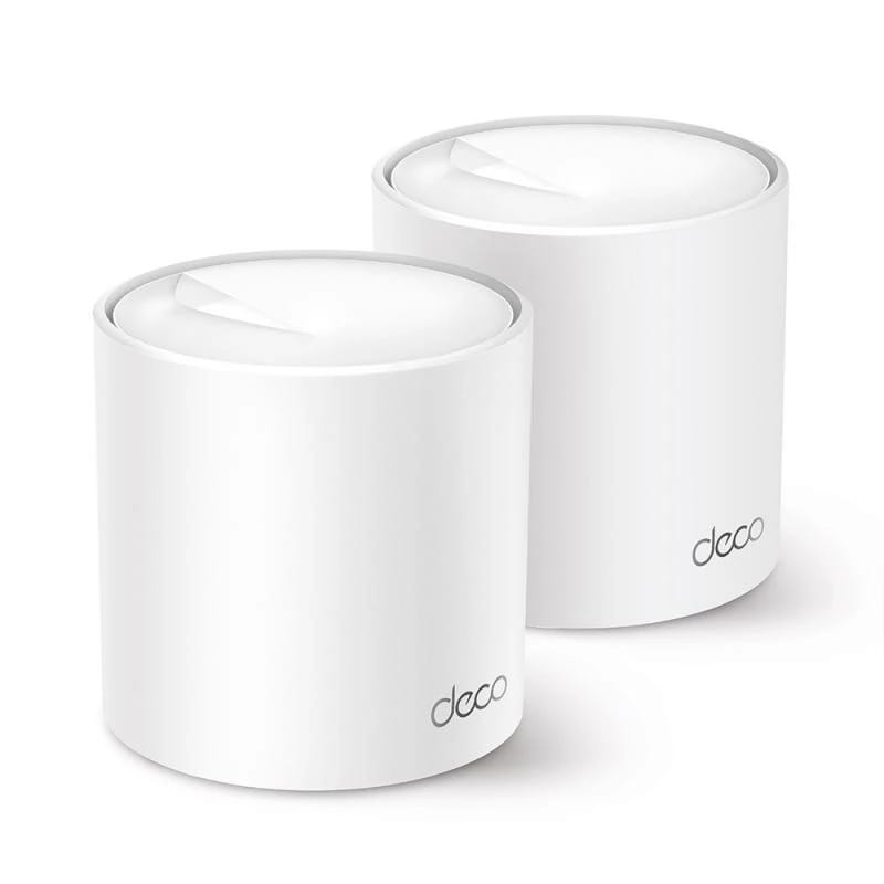 ديكو X50 (عبوتين) نظام شبكة WiFi 6 كامل للمنزل AX3000