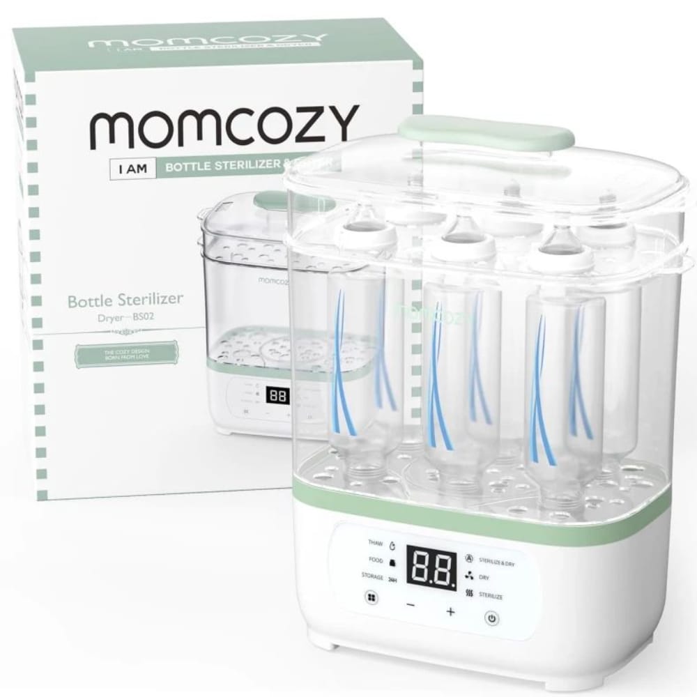 معقم ومجفف كهربائي من Momcozy لزجاجات الأطفال