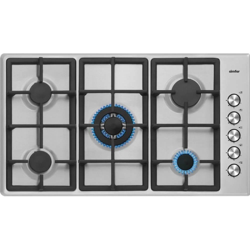 Smifer 90 cm Stainless Steel Hob with Safety – Tecna Burners