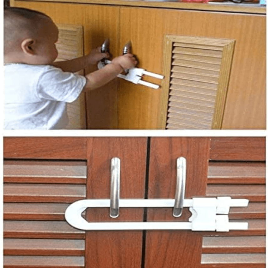 قفل أمان للأطفال (Sliding Lock) – حماية مضمونة للدروج