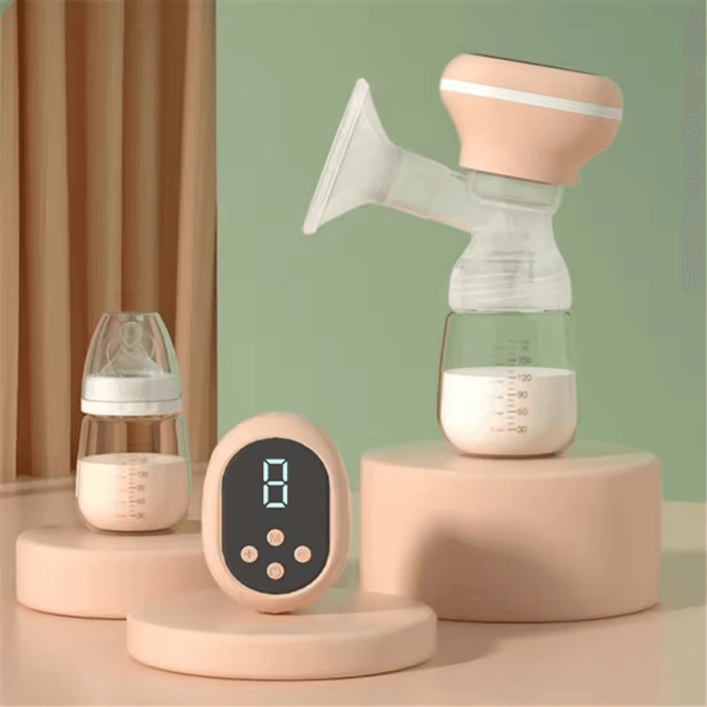 Single Electric Breast Pump with Feeding Bottle