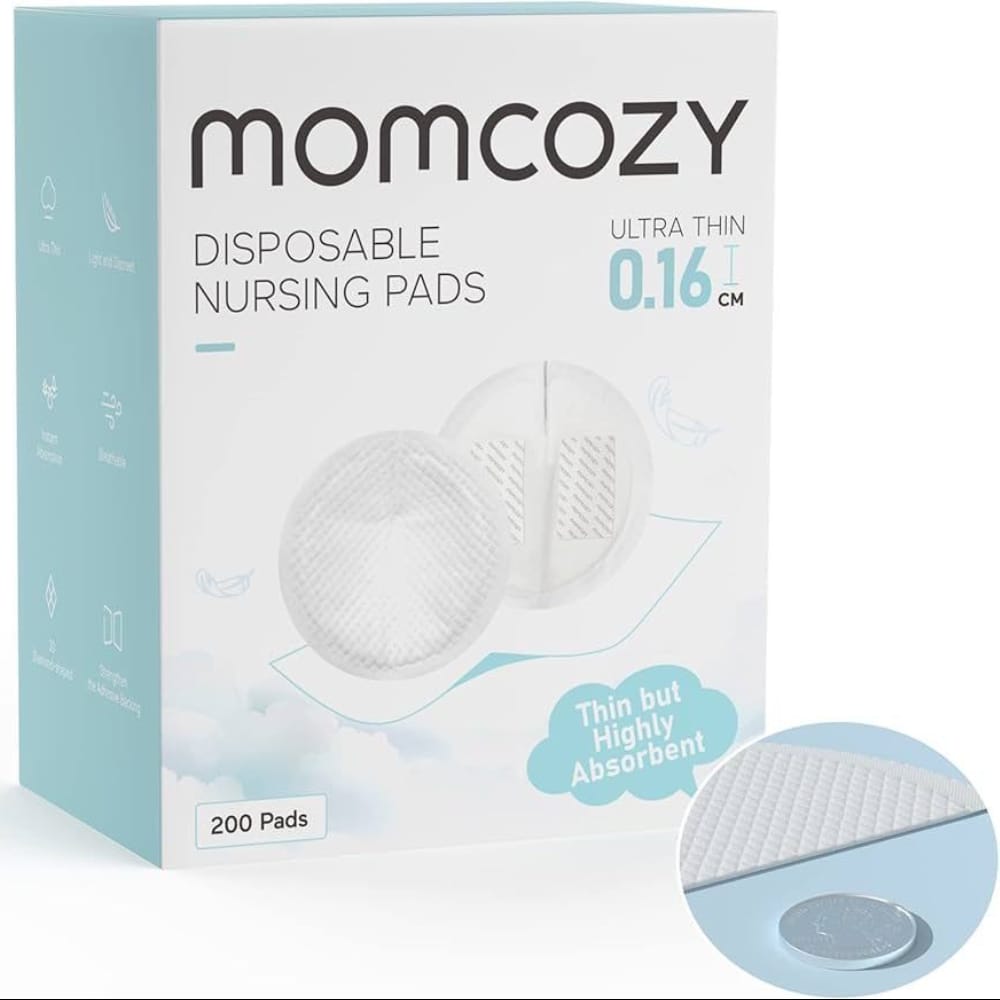 وسادات الرضاعة Momcozy Ultra-Thin - عدد 200 قطعة