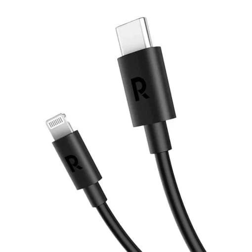 كابل RAVPower RP-CB1020 TypeC-Lightning 2m TPE أسود