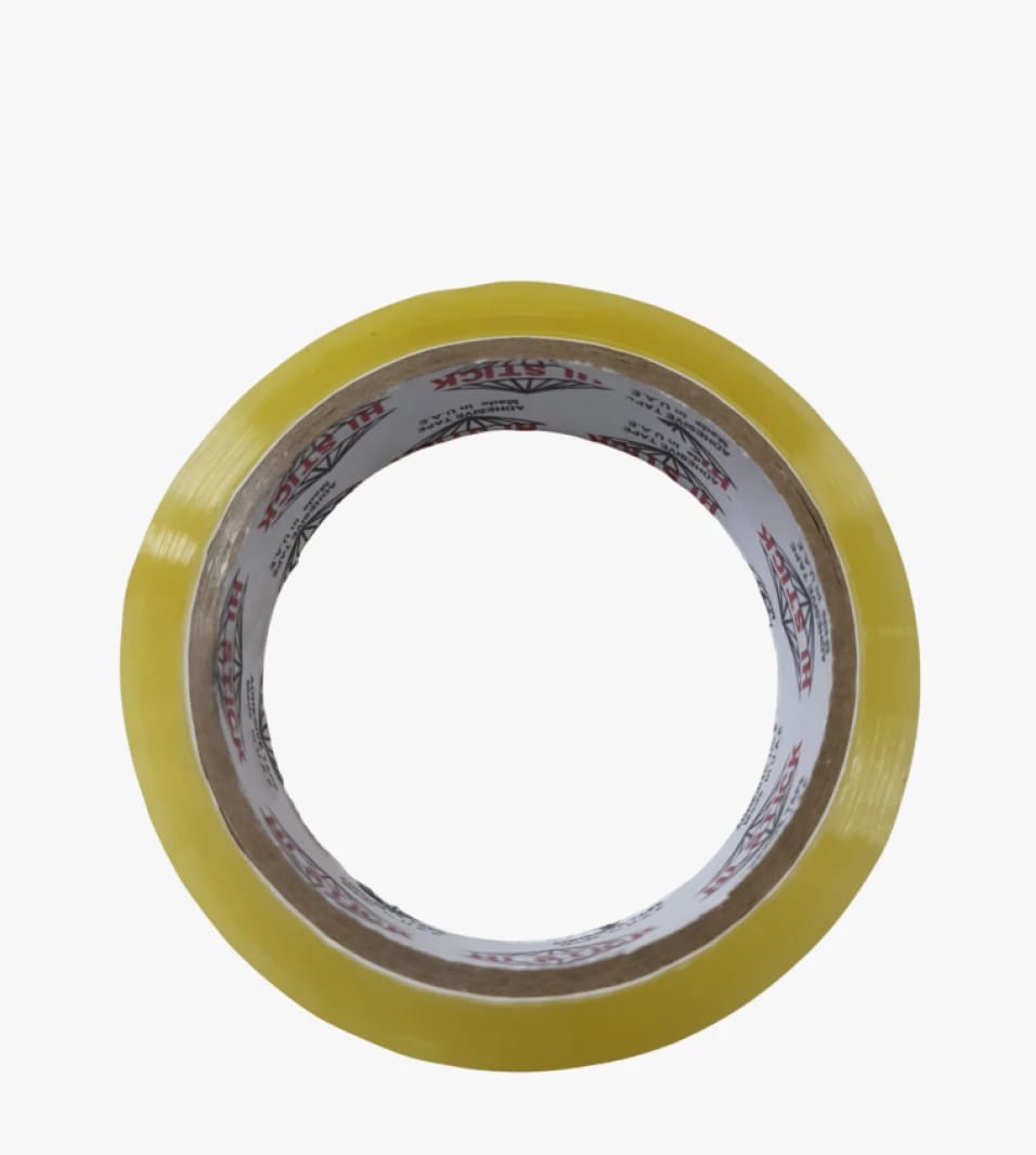 High-Quality Transparent Adhesive Tape by Hil Stick Multi-Use for Packaging and Protection Ideal for Home and Office