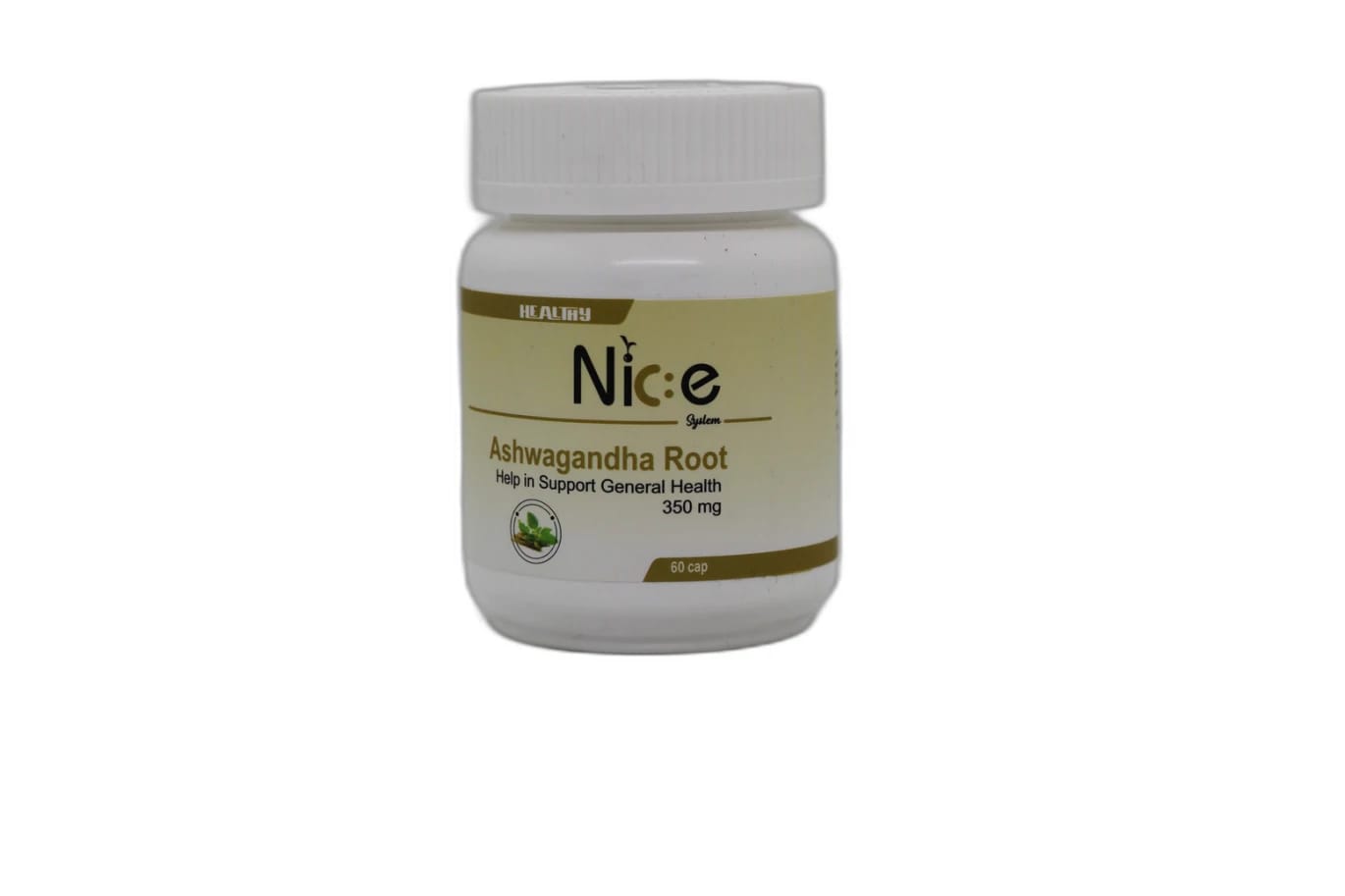 Nice Ashwagandha Roots 350mg - 60 Capsules