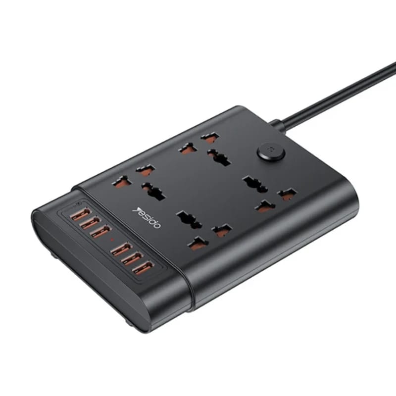 Power Strip with 6 Outlets and 10 Charging Ports by YESIDO