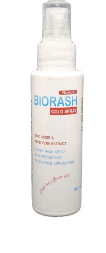 BIORASH Cold Spray with Zinc Oxide & Aloe Vera Gel 100ml