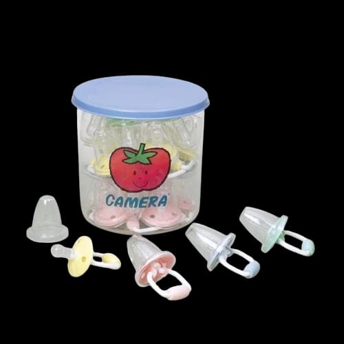 Camera Silicone Soother Box 24 Pcs