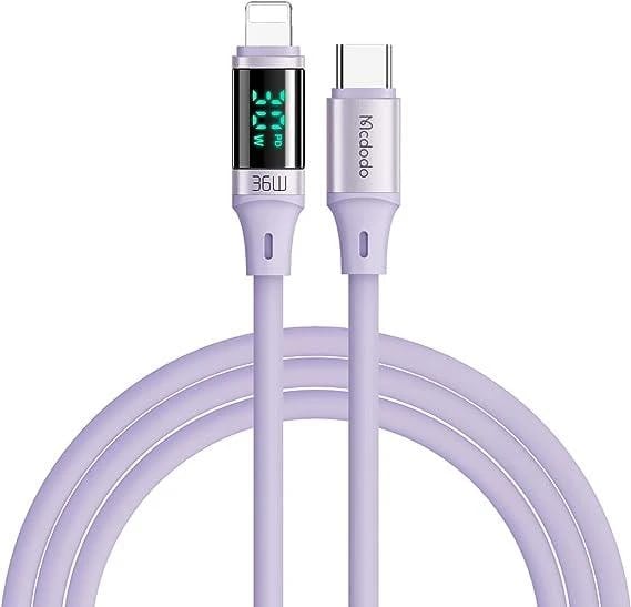 كابل Mcdodo 1.8M USB-C إلى Lightning للشحن السريع