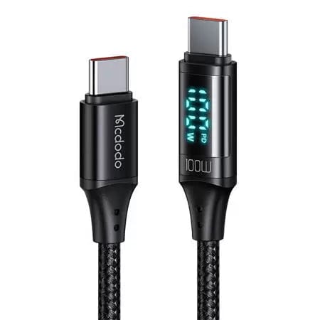 Mcdodo 100W USB-C to USB-C Cable 1.2m Fast Charging - Black