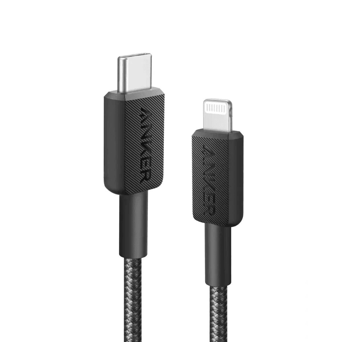 Anker 322 USB-C to Lightning Cable 3ft Braided - Black