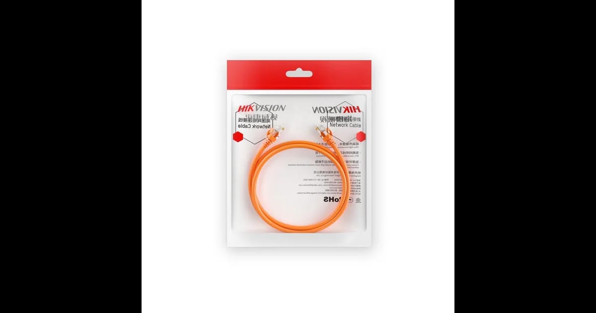 HIKVISION DS-1NP6UEC0 CAT6، U/UTP، 24AWG، CU، 5 متر