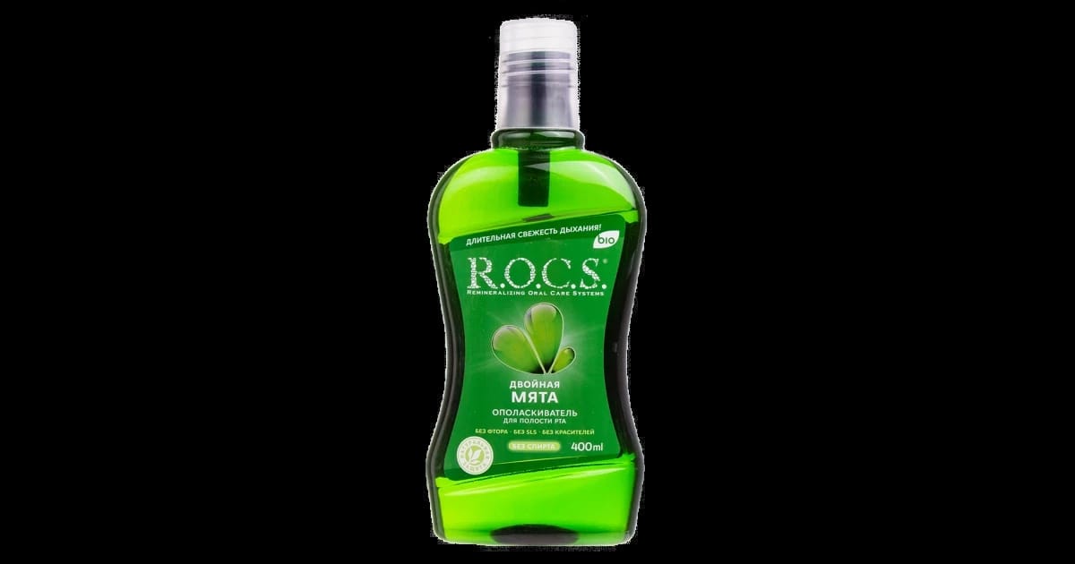 R.O.C.S Double Mint Mouthwash 400ml