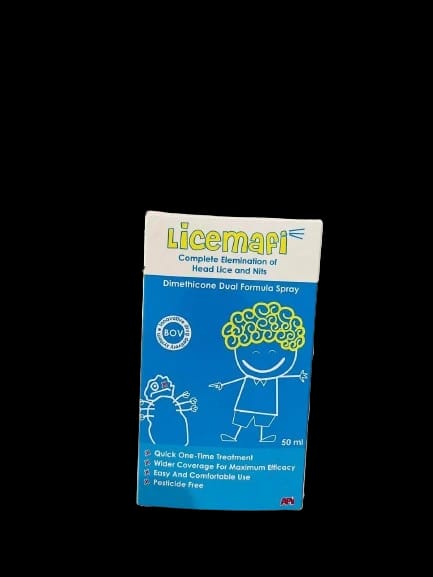 Licemafi Complete Elimination Head Lice and Nits Spray 50ml