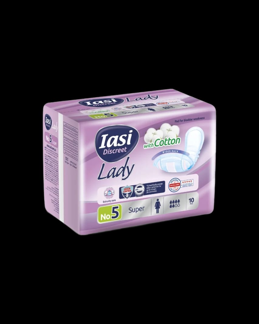 سراويل IASI للسيدات رقم 5 سوبر (10 قطع)