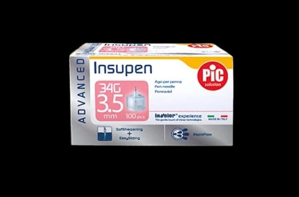إبر قلم بيك إنسوبين 34G 3.5 ملم 100 قطعة